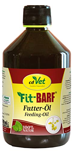 Barf-Öl cdVet Fit-BARF Futter-Öl für Hunde & Katzen 500ml - barf oel cdvet fit barf futter oel fuer hunde katzen 500ml