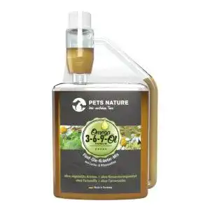 Barf oel pets nature omega 3 6 9 oel fuer hunde und katzen