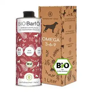 Barf oel wolfsbacher bio barf futteroel fuer hunde und katzen
