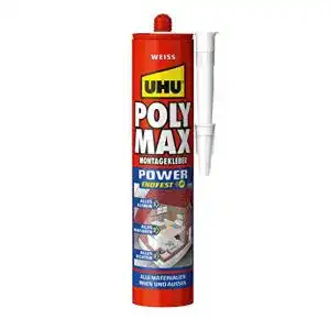 Bauschaum uhu poly max montagekleber power kartusche