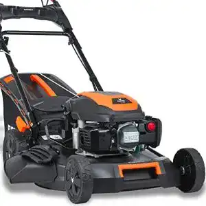 Benzin rasenmaeher 51 cm schnittbreite fuxtec 4in1 rasenmaeher
