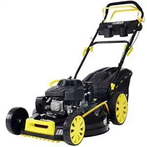 Benzin rasenmaeher mit mulchfunktion craftfull premium benzin