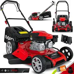 Benzin rasenmaeher mit mulchfunktion masko benzin 5in1