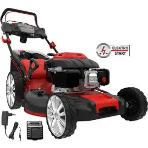 Benzinrasenmaeher mit elektrostart guede 95436 rasenmaeher big