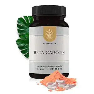Beta carotin bodysmith beta carotin hochdosiert 25 000 ie 15 mg