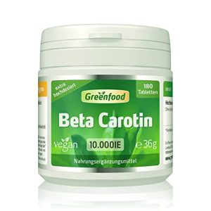 Beta-Carotin Greenfood - Beta Carotin Kapseln - 10000 iE - beta carotin greenfood beta carotin kapseln 10000 ie