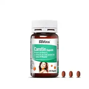 Beta carotin sovita carotin kapseln mit niacin und vitamin b2