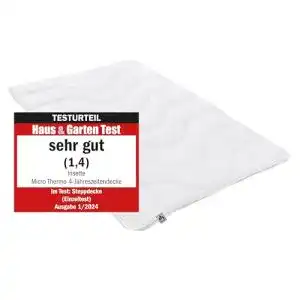 Bettdecke 135 x 200 irisette micro thermo ganzjahresdecke