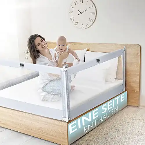 Bettgitter für Kinder von Kids Supply – Sicherer Schlafschutz