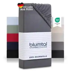 Bettlaken blumtal baumwolle spann 90x200 cm basics jersey