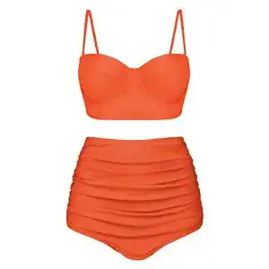 Bikini high waist czimoo damen badeanzug bikini set push up