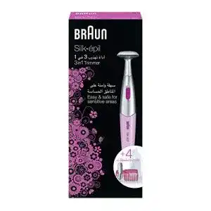 Bikini trimmer braun silk epil elektrischer damenrasierer fg 1100