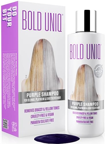 Blond-Shampoo BOLD UNIQ Silbershampoo, Anti-Gelbstich