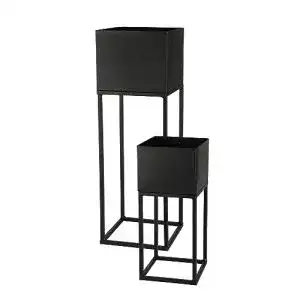 Blumenstaender spetebo metall blumentopf staender 2er set