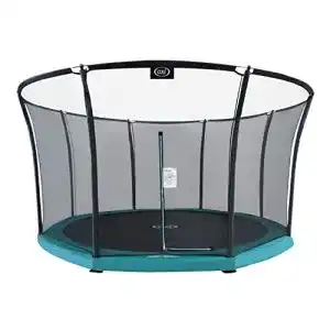 Bodentrampolin axi denver trampolin rund mit netz o 366 cm