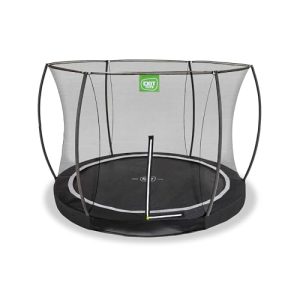 Bodentrampolin EXIT TOYS Black Edition Rundes Inground - bodentrampolin exit toys black edition rundes inground 1