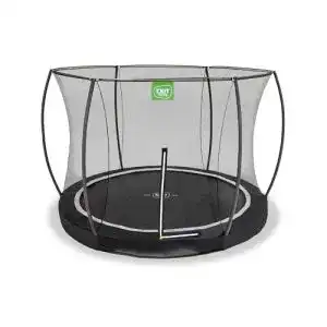 Bodentrampolin exit toys black edition rundes inground 1
