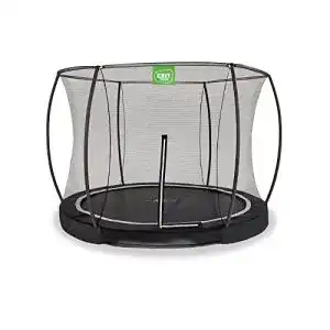 Bodentrampolin exit toys black edition rundes inground