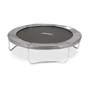 Bodentrampolin relaxdays unisex jugend grau trampolin outdoor