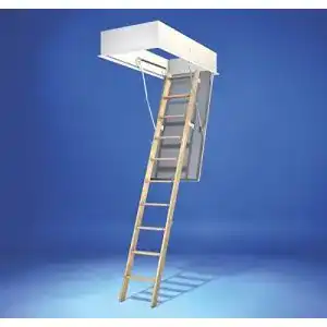 Bodentreppe wellhoefer gutholz mit waermeschutz ws4d deckenoeffnung