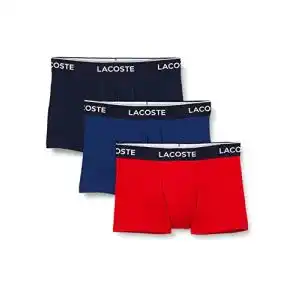 Boxershorts lacoste herren 5h3389 marine rouge methylene s