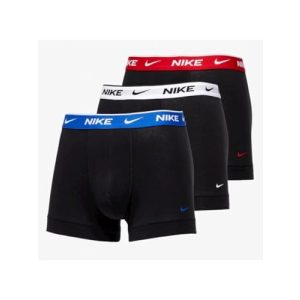 Boxershorts Nike Trunk Herren (3-Pack), Schwarz Blau Weiß Rot, L - boxershorts nike trunk herren 3 pack schwarz blau weiss rot l