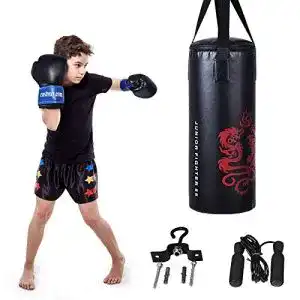 Boxsack kind costway 10kg boxsack set mit 8oz boxhandschuhen