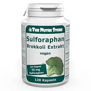 Brokkoli kapseln the nutri store sulforaphan 50 mg vegane kapseln