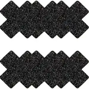 Brustwarzenabdeckung satinior 6 paare glitter nippel
