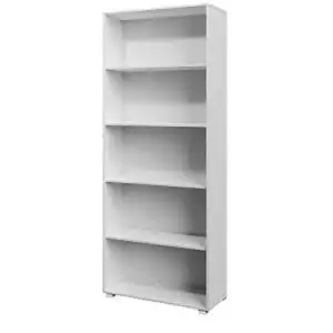 Buecherregal casaria 5 faecher 190x60x28cm hoehenverstellbar