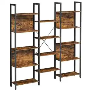 Buecherregal vasagle standregal mit 14 ablagen regal