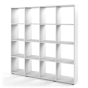 Bücherregal Vicco Raumteiler Karree, Weiß, 138.5 x 142.5 cm