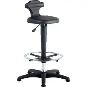 Buerostuhl ohne rollen bimos 9419 2000 stehhilfe flex 3 schwarz
