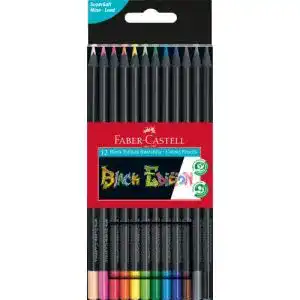 Buntstifte faber castell 116412 blackwood black edition 12er etui