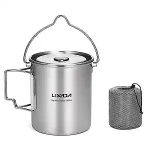 Camping topf lixada camping topf edelstahl titan tasse 750ml