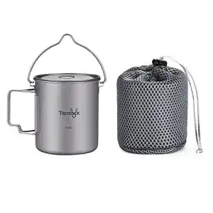 Camping topf tentock outdoor titan becher 750ml camping