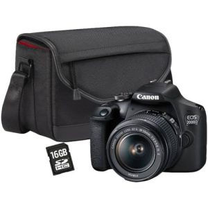 Canon-Spiegereflexkamera Canon EOS 2000D BK 18-55 is + SB130 + 16GB