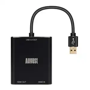 Capture card august vgb500 hdmi capture card usb 3 0 full hd