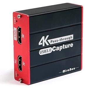Capture-Card Mirabox HDMI Capture Karte 4K Capture Card-Card