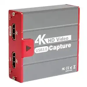 Capture card treaslin capture card 4k usb 1080p 60fps video