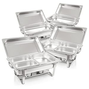 Chafing Dish Mahlzeit Profi Set Grenoble, 4x Edelstahl - chafing dish mahlzeit profi set grenoble 4x edelstahl