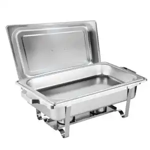 Chafing dish morleos speisenwaermer set edelstahl 1x 1 1 gn