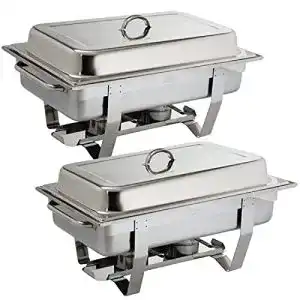 Chafing dish olympia milan chafing speisewaermer set edelstahl