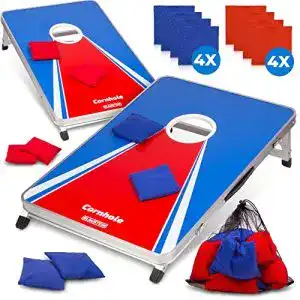 Cornhole blaustein offizielles spiel outdoor 11 teiliges set