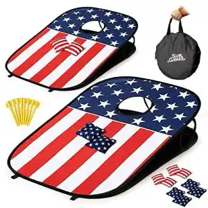 Cornhole viala faltbares set outdoor spiel tragbare boards