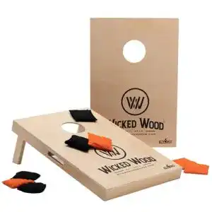 Cornhole wicked wood games offizielles set 90x60 red zone