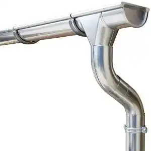Dachrinne slon komplettes zink n set bis 6 80 m verzinkt