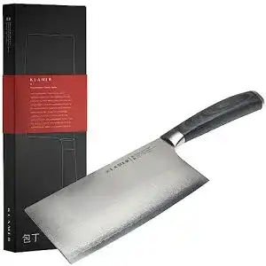 Damast hackmesser klamer damast hackmesser 16cm