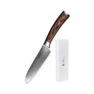 Damast kuechenmesser wakoli edib kleines santoku