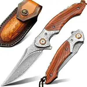 Damast taschenmesser lothar tuna damast klappmesser